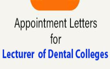 Lecturer of Dental Colleges
